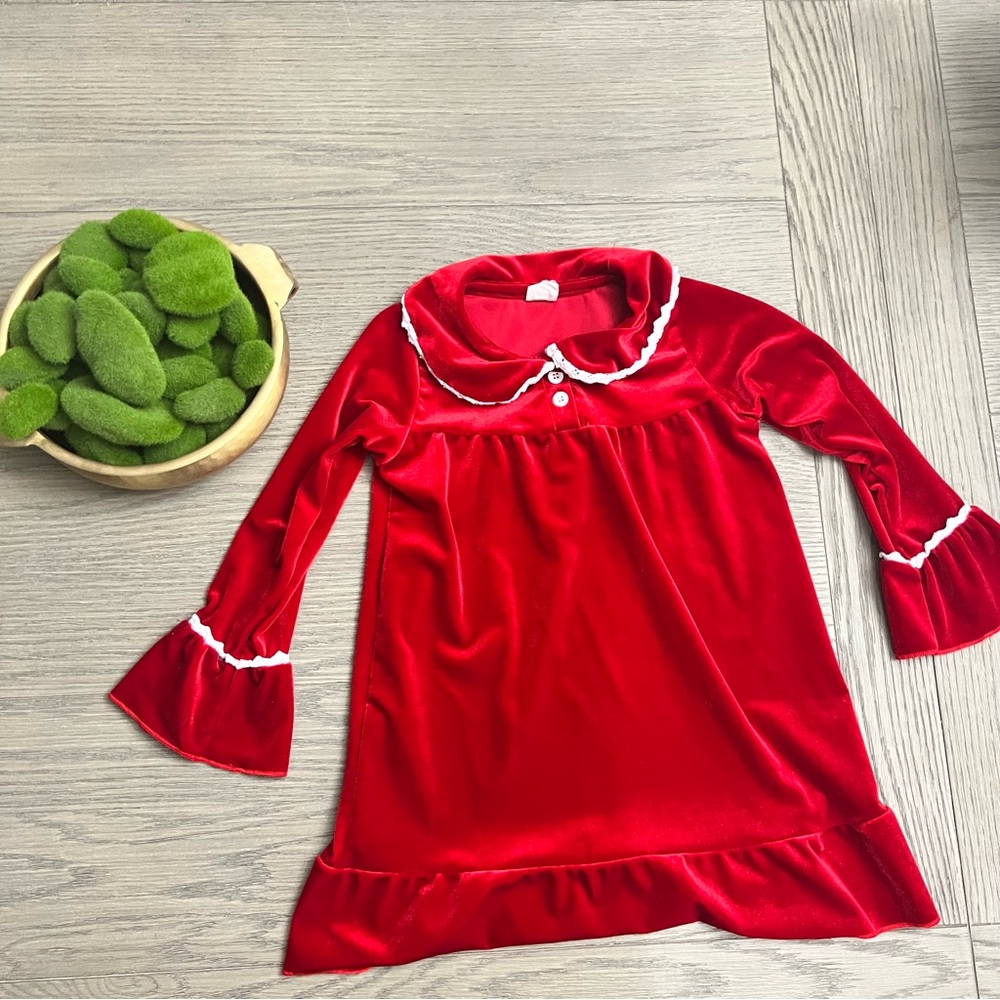 Velvet Christmas Carol Dress